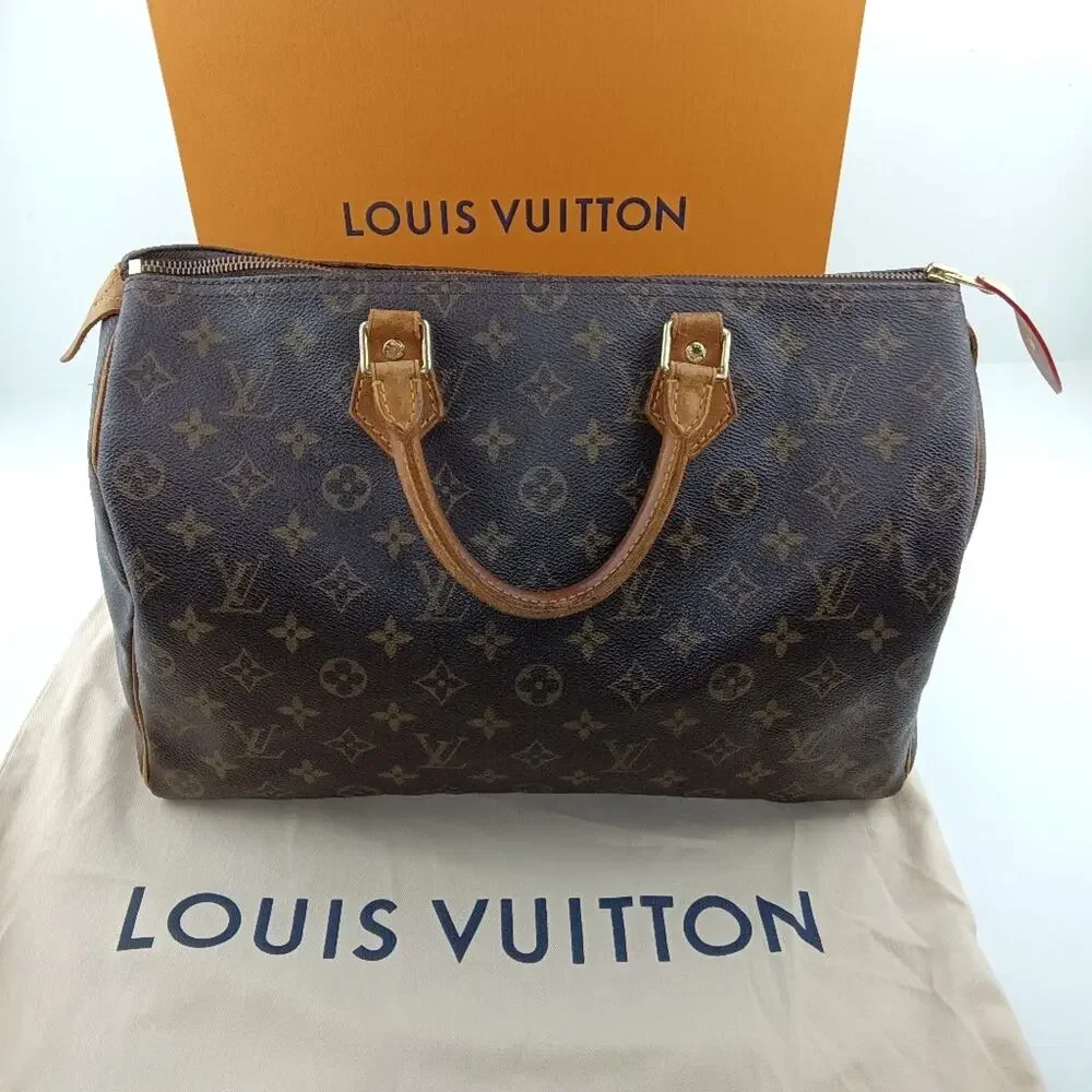 Louis Vuitton Monogram Speedy 35 Handbag SP0988